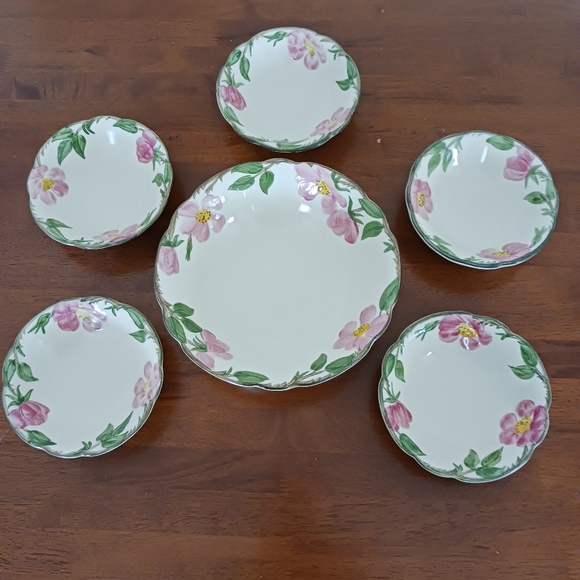Franciscan Dining Franciscan Desert Rose Bowls Five 6 Bowls And A 9